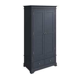 Bletchley Midnight Grey Bedroom Gents Wardrobe
