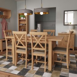 Ranby Oak Dining & Occasional 1.2m Butterfly Extending Dining Table