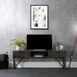 Baxter TV Unit -Teak & Iron