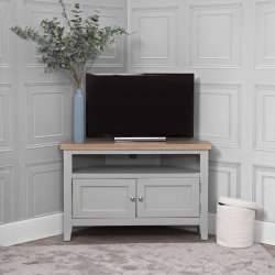Eton Corner Tv Unit - Grey