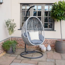 Maze Ascot Hanging Chair - With Weatherproof Cushions