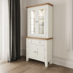 Kettering White Dining & Occasional Small Dresser Top with Lights