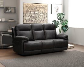 HP Collection - Shelby Power Reclining 3 Seater Sofa - Grey