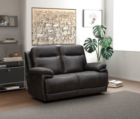 HP Collection - Shelby Power Reclining 2 Seater Sofa - Grey