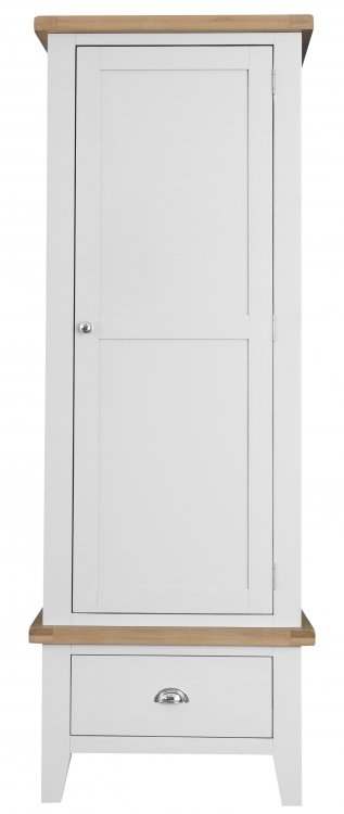 Kettering White Bedroom Single Wardrobe The Clearance Zone