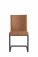 The Chair Collection Diamond Stitch Dining Chair Tan PU (Pair)