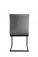 The Chair Collection Diamond Stitch Dining Chair Grey PU (Pair)