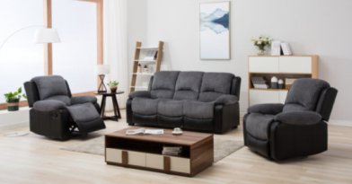 California 3+1+1 Reclining Sofa Set