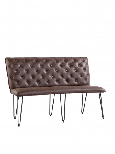 The Chair Collection Bench 140cm Brown PU