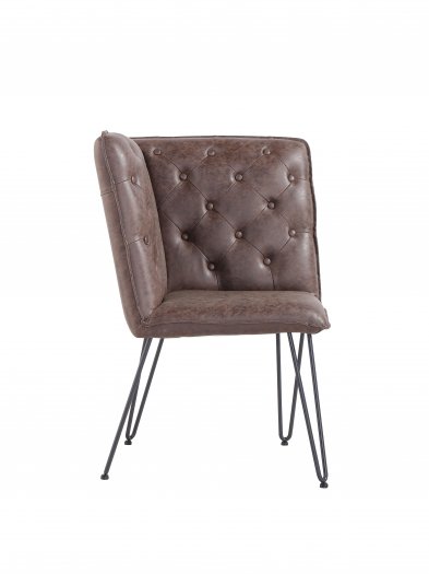 The Chair Collection Corner Bench Brown PU