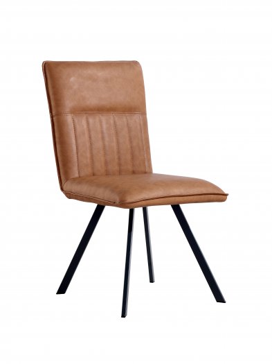 The Chair Collection Dining Chair Tan PU (Pair)