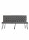 The Chair Collection Bench 180cm Grey PU