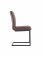 The Chair Collection Diamond Stitch Dining Chair Brown PU (Pair)