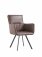 The Chair Collection Carver Chair Brown PU (Pair)