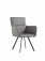 The Chair Collection Carver Chair Grey PU (Pair)