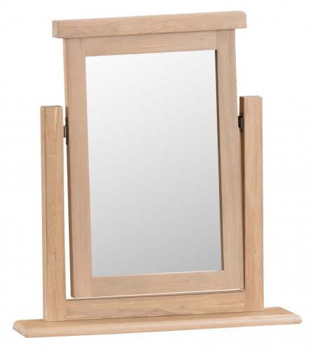 Light Oakmont Bedroom Trinket Mirror