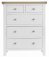 Kettering White Bedroom Jumbo 2 Over 3 Chest