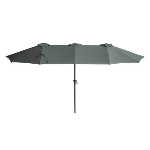 Capri 2.2x4M Rectangular Parasol - Oil Green