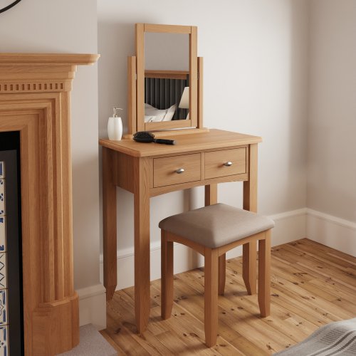 Garton Oak Bedroom Stool