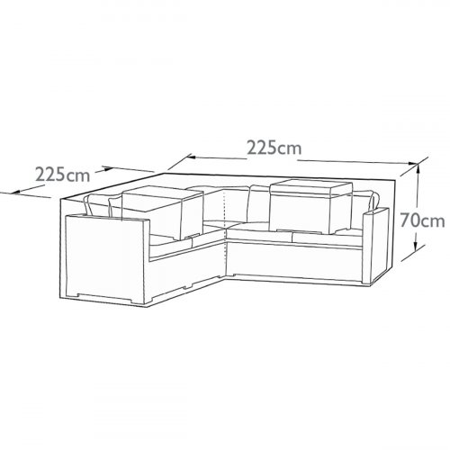 Outdoor Cover for Corner Group (L-Shaped)