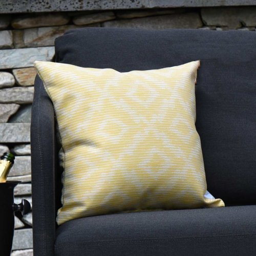 Fabric Scatter Cushion / Santorini Yellow