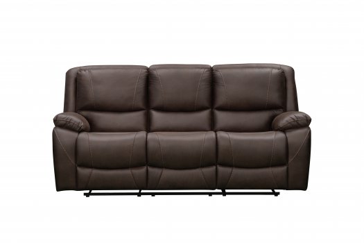 Wicklow Reclining 3 Seat Sofa - Brown