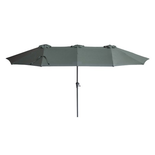 Capri 2.2x4M Rectangular Parasol - Oil Green