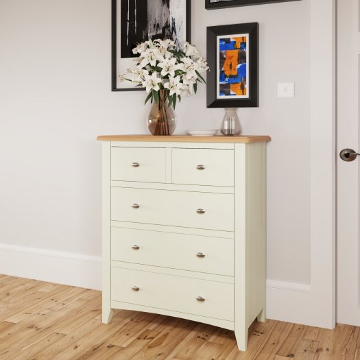 Garton White Bedroom 2 Over 3 Chest