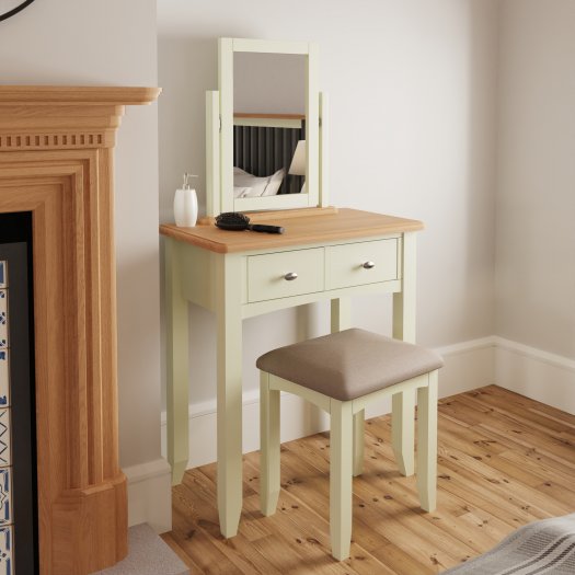Garton White Bedroom Stool