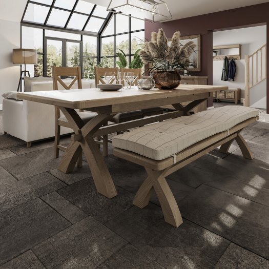 Haxby Dining & Occasional 2.0m Cross Leg Dining Table