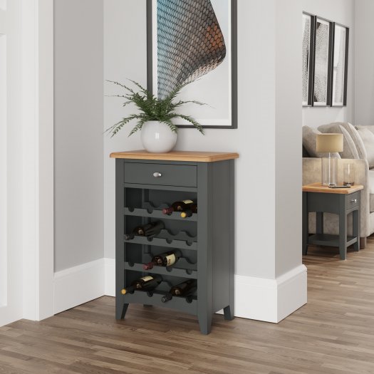 Garton Grey Dining & Occasional Wine Cabinet