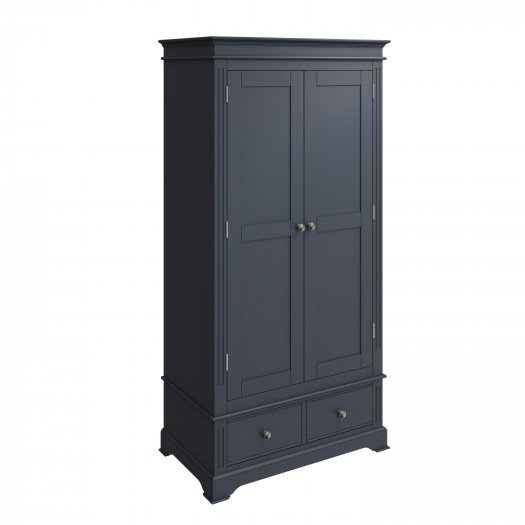 Bletchley Midnight Grey Bedroom Gents Wardrobe