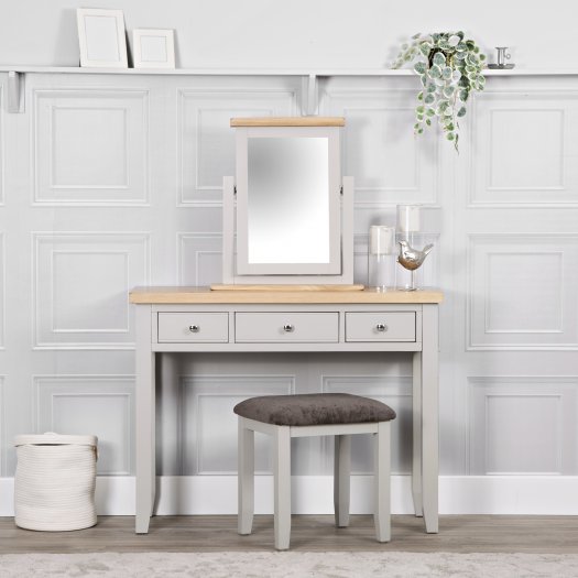 Eton Trinket Mirror - Grey