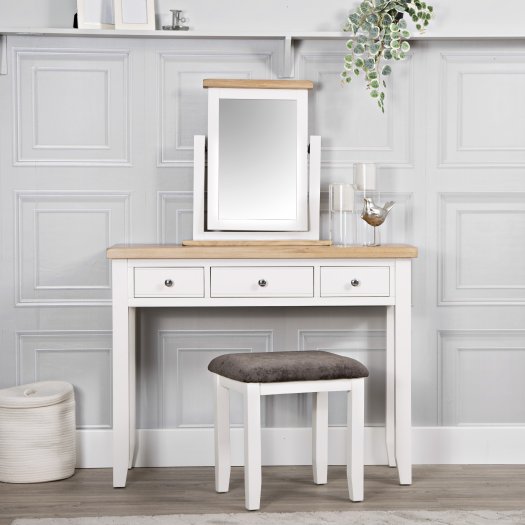 Eton Trinket Mirror - White