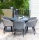 Maze - Outdoor Ambition 6 Seat Oval Dining Set - Flanelle
