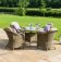 Maze Winchester 4 Seat Round Dining Set With Heritage Chairs