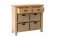 Ranby Oak Dining & Occasional 2 Drawer 4 Basket Unit