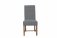 The Chair Collection Fabric Dining Chair - Check Grey (Pair)