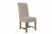 The Chair Collection Fabric Dining Chair - Check Natural (Pair)