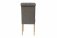 The Chair Collection Fabric Button Back Chair with Scroll - Dark Grey (Pair)