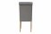 The Chair Collection Fabric Button Back Chair with Scroll - Light Grey (Pair)