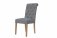 The Chair Collection Fabric Button Back Chair with Scroll - Light Grey (Pair)