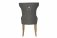 The Chair Collection Winged Button Back Chair with Metal Ring Dark Grey (Pair)