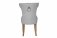 The Chair Collection Winged Button Back Chair with Metal Ring Natural (Pair)