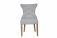 The Chair Collection Winged Button Back Chair with Metal Ring Natural (Pair)