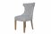 The Chair Collection Winged Button Back Chair with Metal Ring Natural (Pair)