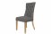 The Chair Collection Curved Button Back Chair - Dark Grey (Pair)