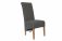 The Chair Collection Scroll Back Chair - Dark Grey (Pair)