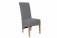 The Chair Collection Scroll Back Chair - Light Grey (Pair)