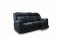 The Royal - George Power Reclining 3+1+1 Sofa Set - Genuine Leather - Grey